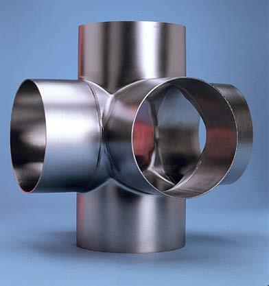 Weld fittings are commonly used in vacuum roughing lines on semiconductor process equipment and for foreline and pump exhaust lines in semiconductor subfabs.