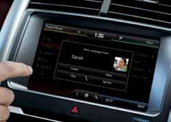 Let Ford SYNC handle it. The system can read their text messages aloud to you from your paired phone. It even translates commonly used emoticons and abbreviations, such as :-) and LOL.