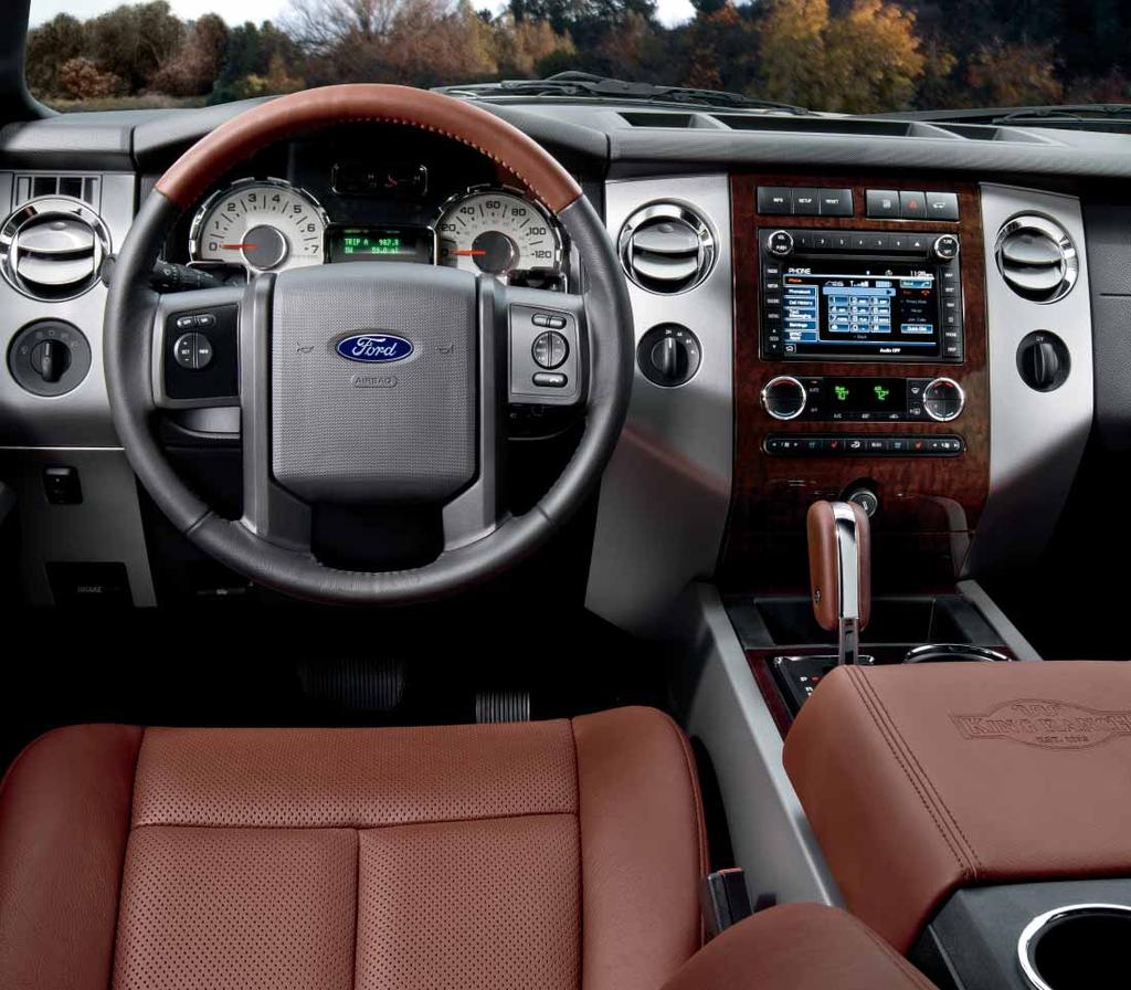 King Ranch Chaparral leather trim