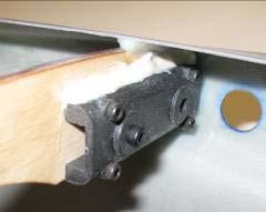 This is necessary to drill the inboard bolt hole through spar. Use 1/16 carbide cutter to start hole through CF blade spar.