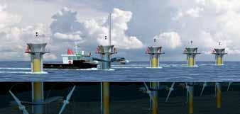 The world s first tidal array Having secured a lease from The Crown Estate, four twin rotor SeaGens, each rated at 2MW, are on track to be deployed at one of the world s first tidal energy farms in