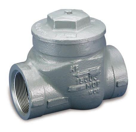 KF Series 31 Check Valves Features Available in carbon steel & 316 stainless steel, 316 stainless steel trim is standard Acceptable for vertical "upflow" applications & suitable for pigging Standard