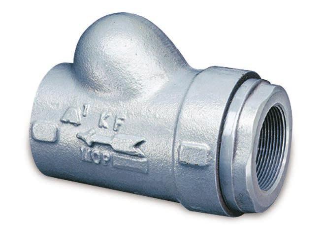 KF Series 60 Ball Check Valves Features Replaceable resilient seat with a metal-to-metal back-up seal Pulsating & low flow rate service causes minimal part wear & flow restriction is nominal NACE