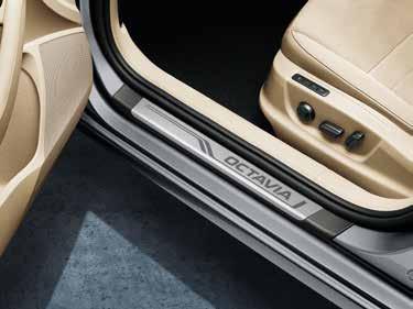 Our range includes spoilers, chrome exterior elements, door sill covers as well as exclusive leather features for the interior.