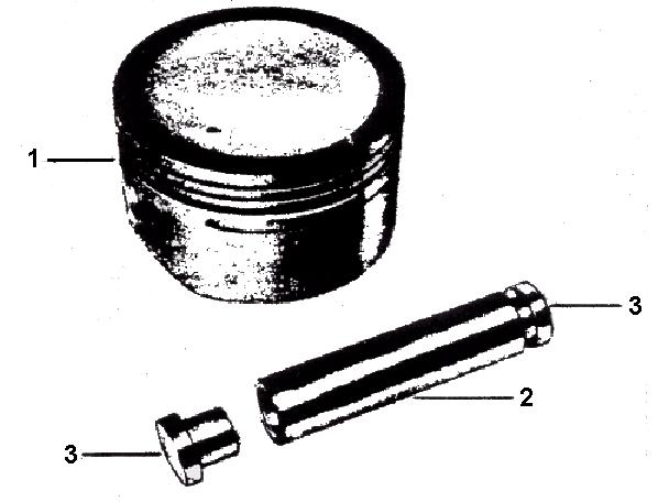 Two holes are drilled in the upper half of the crankpin bearing section of the connecting rod. These holes index with two holes in the bearing bushing.
