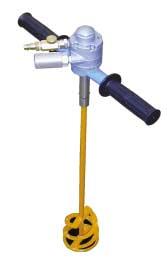 Agitators and mixing tanks section seven HAND HELD PNEUMATIC AGITATORS Type PM60 This pneumatic agitator is perfect for preparation and mixing of most paints in containers of 5 and 10 litre capacity.