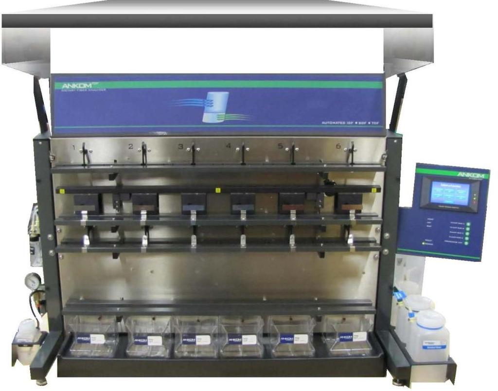 Instrument Description The ANKOM Dietary Fiber Analyzer is designed to efficiently, accurately, and precisely recover Insoluble Dietary Fiber (IDF), Soluble Dietary Fiber (SDF), and Total Dietary