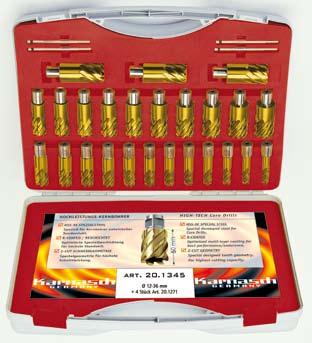 6 Piece Kit 25 Piece Kit Contains: Diameters 14, 16, 18, 20, 22, 26mm or 9/16, 5/8, 3/4, 16/16, 15/16, 1-1/16 + 4 suitable ejector pins Contains: Diameters 12-36mm or 7/16, 1/2, 9/16, 5/8, 11/16,