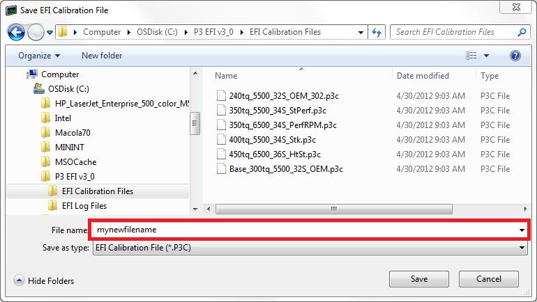 double-click (C:) Double Click on P3 EFI v3_0 > EFI Calibration Files and select 300TQ_Base.