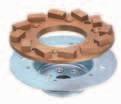 Rotary Scarifier Wheels Pyramid-Tip Cutter Discs (Standard) The SM125 comes complete with a Rotary Scarifier Wheel with a set of Pyramid-Tip Carbide Cutter Discs.