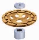 Pyramid-Tip 0299-0108-00000-001 Cutter Discs-(Set of 15) OPTIONAL ACCESSORIES: Diamond Grinding Head Mounting Kit Allow the use of flat type diamond grinding heads (Grinding heads not included)