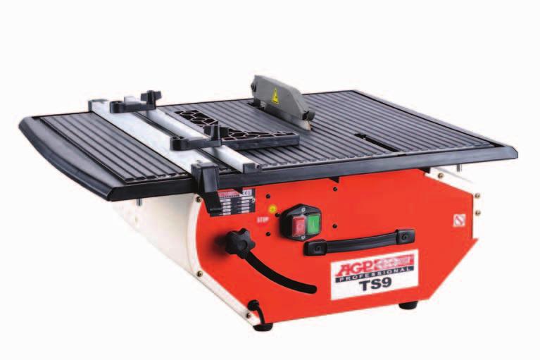 WET TILE SAW The TS9 is a wet tile saw for professional use. It uses continuous rim diamond blades.