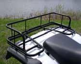 Rails Front and Rear Rails The perfect accessory for carrying extra equipment or gear. American Mfg.