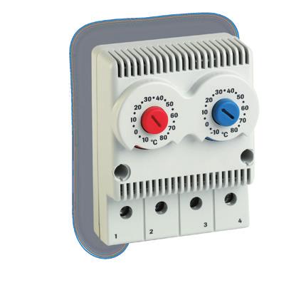 Regulators Introduction TWIN THERMOSTATS Twin thermostats integrate two independently switchable devices within one compact unit, allowing the simultaneous control of heating and cooling