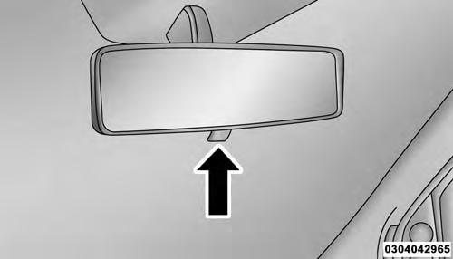 94 UNDERSTANDING THE FEATURES OF YOUR VEHICLE MIRRORS Inside Day/Night Mirror If Equipped A single ball joint mirror is provided in the vehicle.