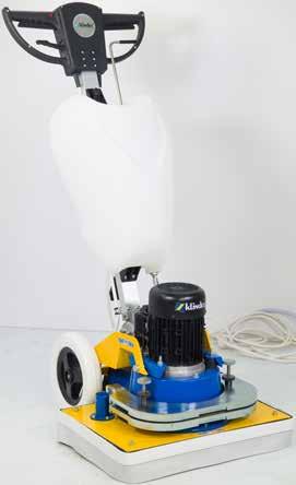 Thanks to the complete range of tools, Maxi Quadra is a machine suitable for many applications: It can be used to restore and thoroughly clean resin, PVC, linoleum and rubber floors, without the need