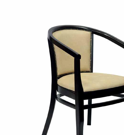 wooden classics 45 Days Edward Wood frame tub chair with upholstered seat and back 550w x