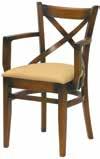 arm chair with beech frame 510w x 520d x 935h seat height 460h Tatum Contract upholstered arm