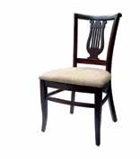 classic side chairs 45 Days Rochester Contract beech frame side chair with upholstered seat 510w x 600d