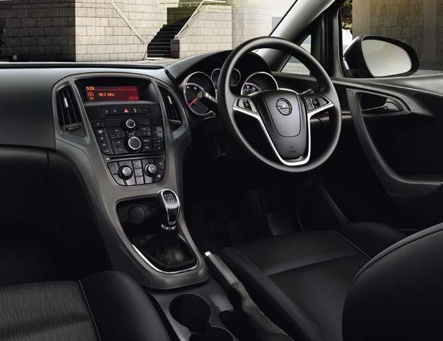 ASTRA SALOON Standard features include: Infotainment Opel OnStar Radio CD 400 Plus CD player and FM/AM radio Bluetooth phone and music streaming USB and aux-in connection for smartphone music and mp3