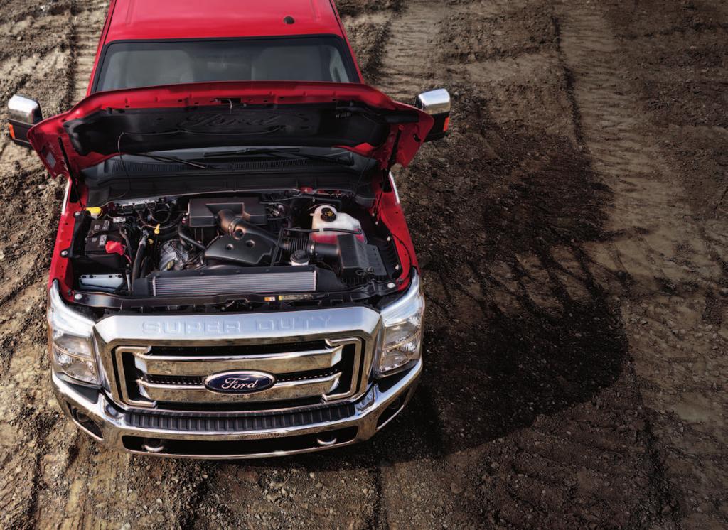 gas leads its class too. With 385 horsepower and 405 lb.-ft. of torque. This state-of-the-art 6.2L 2-valve V8 is also designed, engineered, built and torture-tested by Ford.