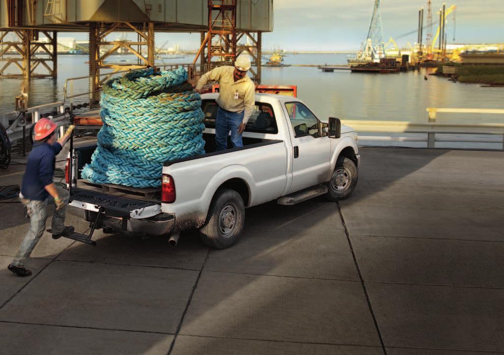 out-hauls them all. Super Duty fully supports your work ethic by offering all the right tools to ease loading, accessing and managing the heaviest payloads in the class.