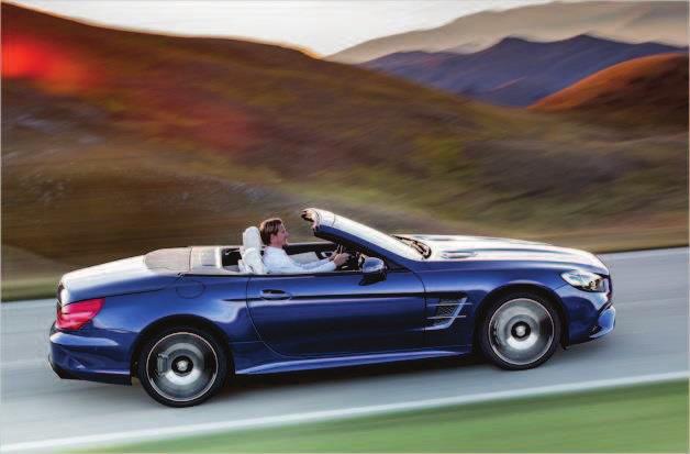 facelifted version of its SL roadster at the