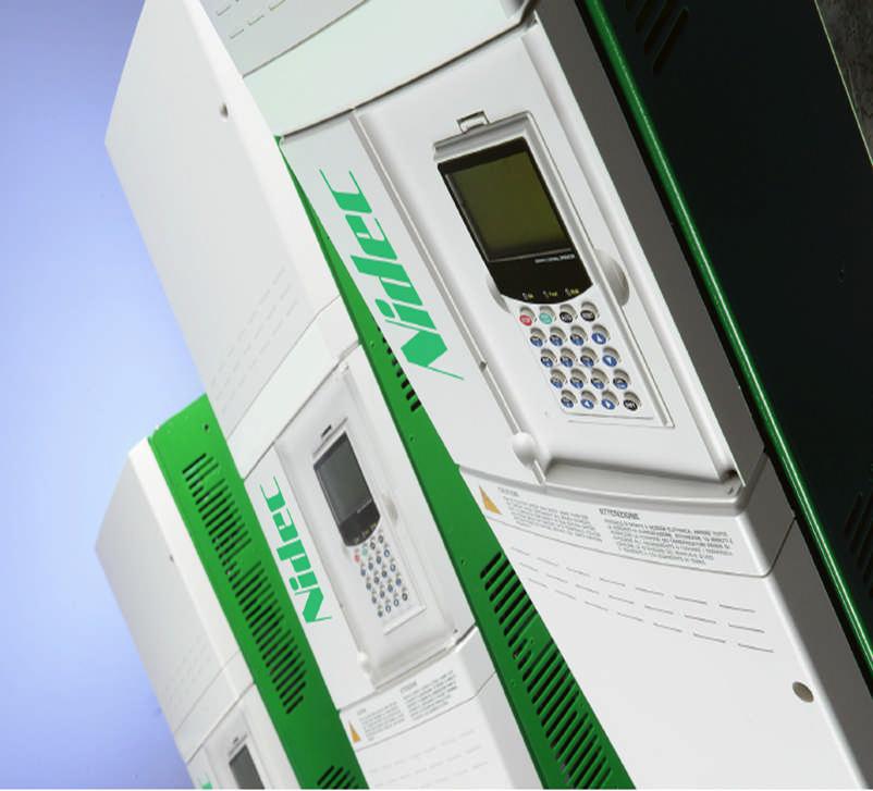 Nidec ASI AFE Inverter The grid interface is an AFE inverter with a dedicated control system that allows separate regulation of the active and the reactive power.