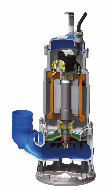 Submersible Sludge Pump JS Submersible sludge pump JS is excellent for pumping dirty water and water mixed with solids.