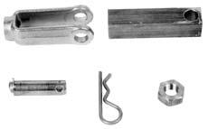 33-033 333-76 33-005 Screws 3 Clevis. For frame mounting E-5 Forging Clevis (A) 33-653 C. A. B.