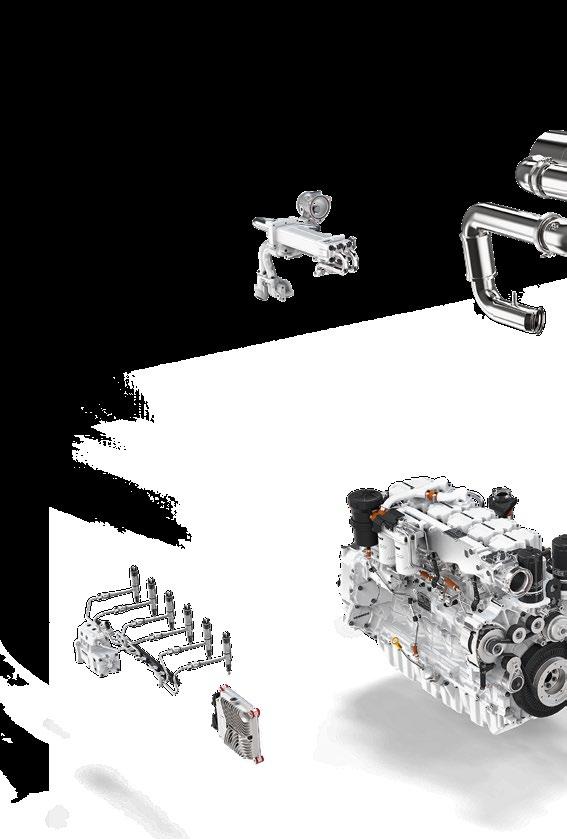 Modular system for every emission standard SCRonly for Stage IV and Tier 4 final In order to comply with the emission limit values of Stage IV and Tier 4 final, Liebherr diesel engines only
