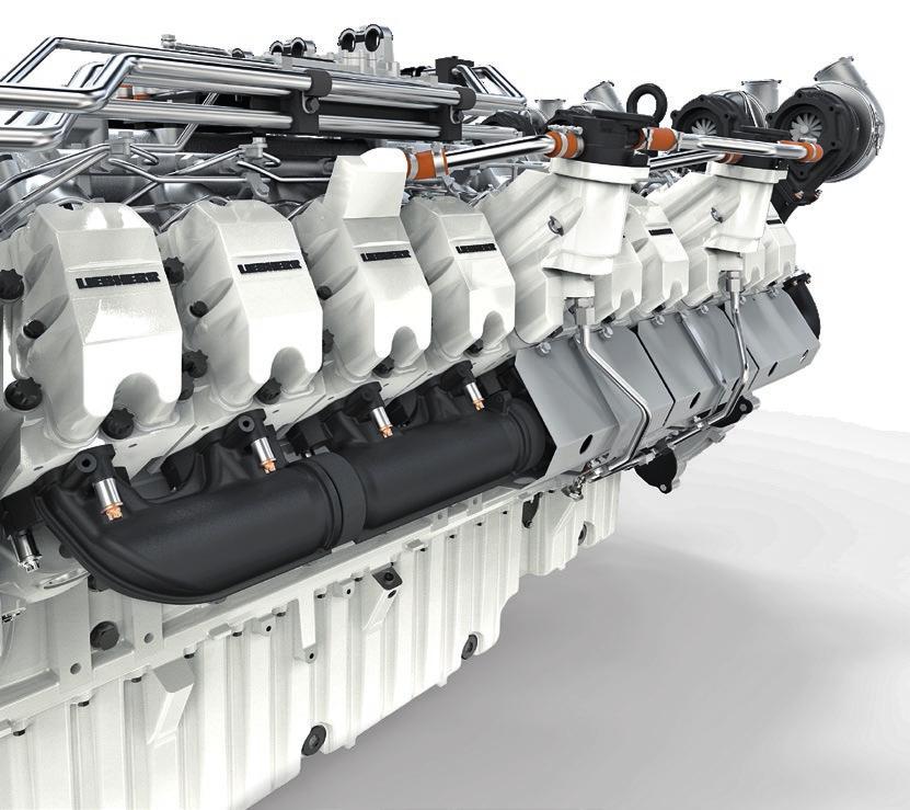 Very smooth running Diesel engines from Liebherr run absolutely smoothly, evenly and with low