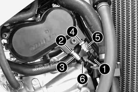 TUNING THE ENGINE 80 17.1Checking the play in the throttle cable 400192-10 Check the throttle grip for smooth operation. Move the handlebar to the straight-ahead position.