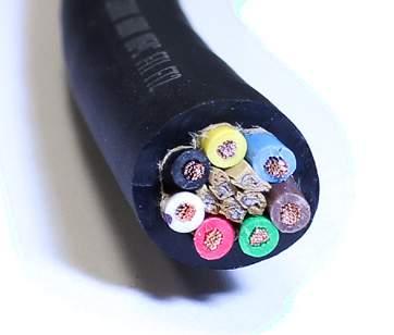 16 gauge / 7 ConduCtor seoow entertainment Lighting CabLe Features: TPE jacket designed to withstand repetitive coiling Paper separator allows for ease