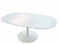 RONDO design Romano Marcato 7 Fix or height adjustable table with top in several sizes and finishes.