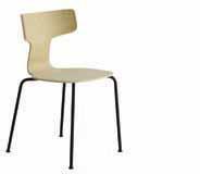 FEDRA design Leonardo Rossano -6 Stackable chair with metal coated or mat chromed.