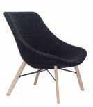 AUKI design Hee Welling 5 Lounge chair with fire-retardant moulded polyurethane foam upholstered with fabric, soft or eco-.
