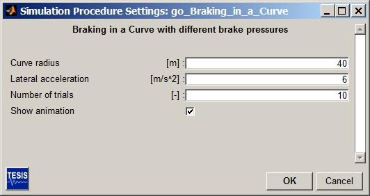 Example Simulation Procedures for Standard Tests 3.7 go Braking in a Curve: Braking in a Curve FIGURE 3.