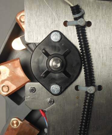 Logic Switches 4-40 Lock Nut 25. Place the reversing segment arm onto the reversing actuator shaft.
