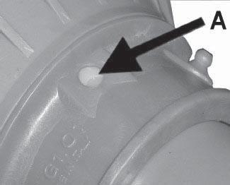 7.5 PTO SHAFTS COVER REMOVAL BONDIOLI - (BYPY) 1. There are 3 white tabs around the cover as shown in (Ref. A, Figure 1).