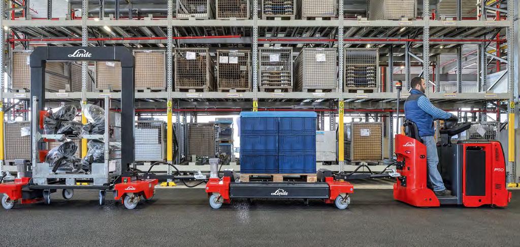 Lower process costs and greater safety due to an innovative material circulation An individual solution for every need Safe: A larger number of containers in one transport cuts