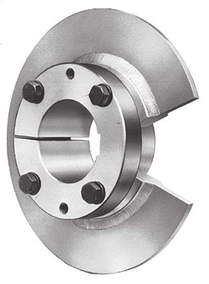 Conveyor Pulley Locking Devices HE Bushing/Hub Most dependable mounting system for conveyor pulleys Specifically designed for drum and wing pulleys Flange mount design Easy installation/removal