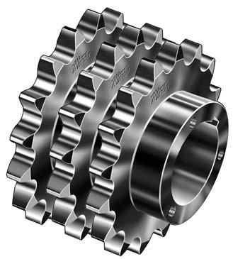 No. 40- /2 Pitch MST Sprockets.407.407..407 Triple - MST Sprockets Diameters Dimensions Weight No. Catalog Bush- Outside Pitch Type Max. (Approx.