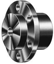 When ordering a Type D sprocket, be sure to select a plate sprocket large enough to allow chain clearance over the hub flange diameter, dimension D.
