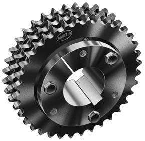 No. 80- Pitch All Steel Stock Sprockets Triple-Type B & C 2.86 Length Thru TYPE B.7 2.86 Length Thru 2.86 TYPE C.7.444 Bore (inches) (inches) Weight No. Catalog Outside Rec. Length Lbs.