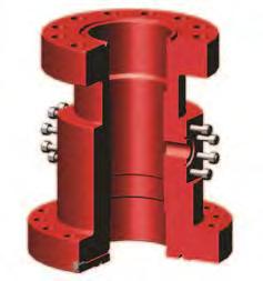 Casing Spools C-22 and C-29 PetroPi s C-22 casing spools feature a versatile straight bore design that can accept a wide variety of slip and mandrel type casing hangers.