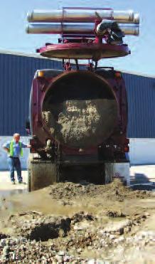 And since there s no need to raise the collector body to unload, debris removal can be done in areas where a traditional dump body may be limited due to overhead obstructions or unstable ground.