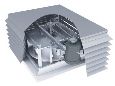 PENTHOUSE ROOF VENTILATORS Overview DCLH I BCLH I DCLP I BCLP Model DCLH Direct Drive Twin City Fan & Blower s line of Low Profile Centrifugal Roof Exhausters provide quiet and efficient ventilation