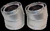 MODEL HS / HSS CHIMNEY CHIMNEY LENGTHS Chimney Lengths Combine corrosion-resistant stainless steel and sturdy galvanized steel for strong chimney construction Lightweight and snap-lock joints offer