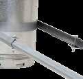 Adjustable 4 1/2' to 7' A Roof Roof Brace Kit Used for tall chimneys or in windy areas to